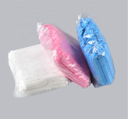 Hotel-Haar-Kopf-Koch-PE Nonwoven Disposable Head-Duschkappe