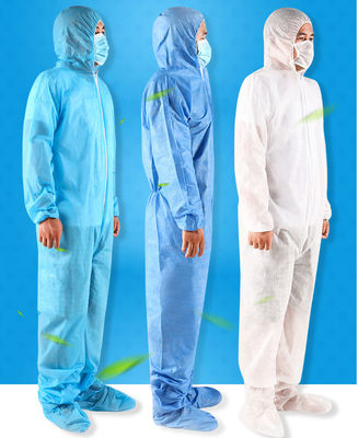 Gerade 3 undurchlässiges transparentes schützendes Film PET pp. nicht gesponnenes blaues Band für Schutz-Overall