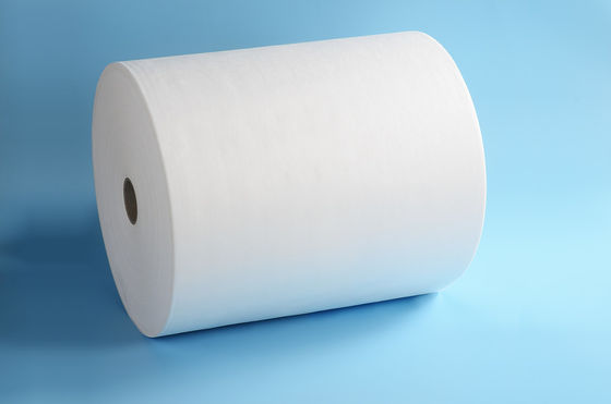 Elastische Hals wasserdichte blaue weiße PET schützender Film-Krebs-Therapie-Wegwerfisolierungs-Kleider
