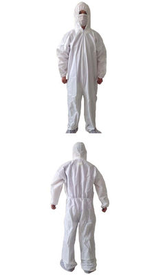 Pp.-PET schützender Film-medizinische Wegwerfschutzkleidung für Isolierungs-Kleid
