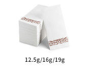 der Servietten-12.5g Wegwerfleinenservietten Abendessen-Papierder servietten-19g