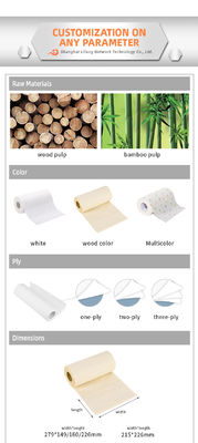 Gewebe-Servietten-Papier-riesiges Rollentoilettenpapier des Badezimmer-13.5g 100mm