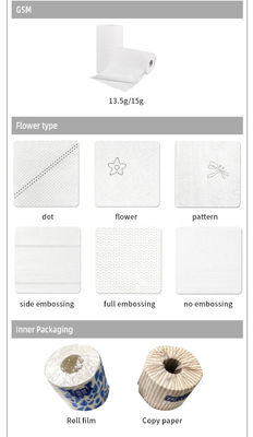 300mm Gewebe-Servietten-Papierwegwerfgast-Handtücher für Badezimmer