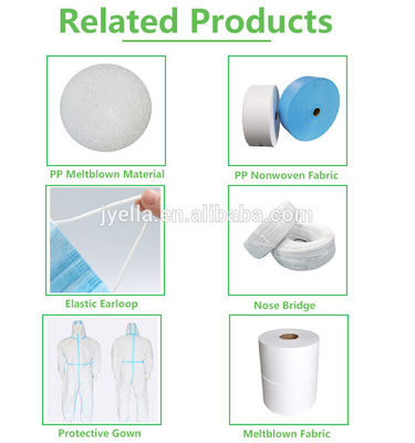 175cm 25gsm Polypropylen Spunbond und Meltblown nichtgewebte Gewebe